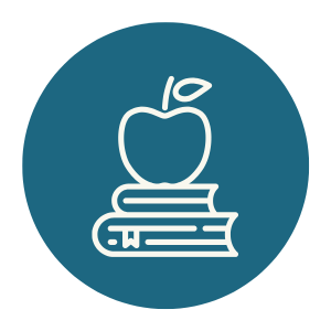 apple on books icon